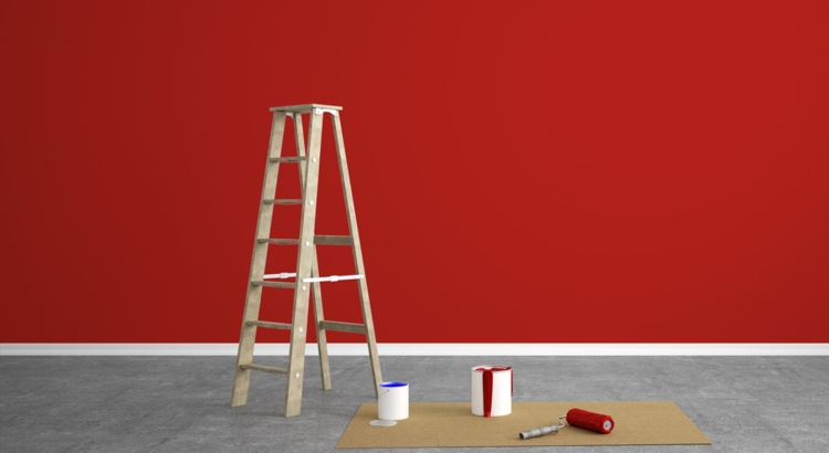 Wandfarbe Zimmer streichen Foto iStock Rocco-Herrmann